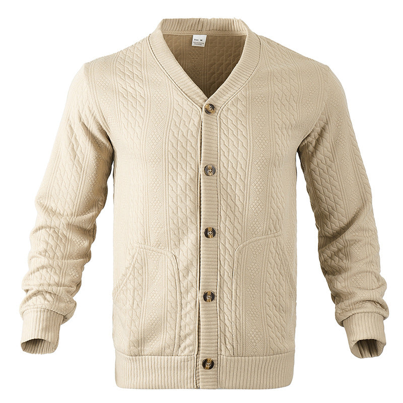Men's Cable Knit Cardigan | Button-Up Warmth