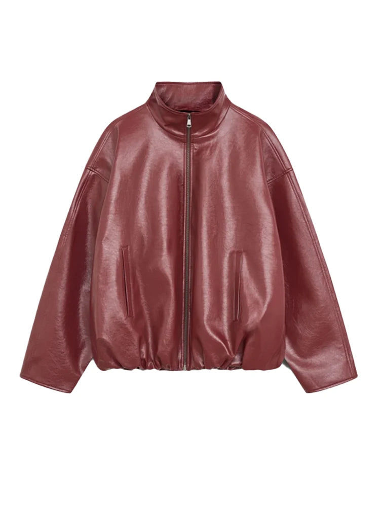 Men's Jacket | Zip Up High Neck Bomber Style