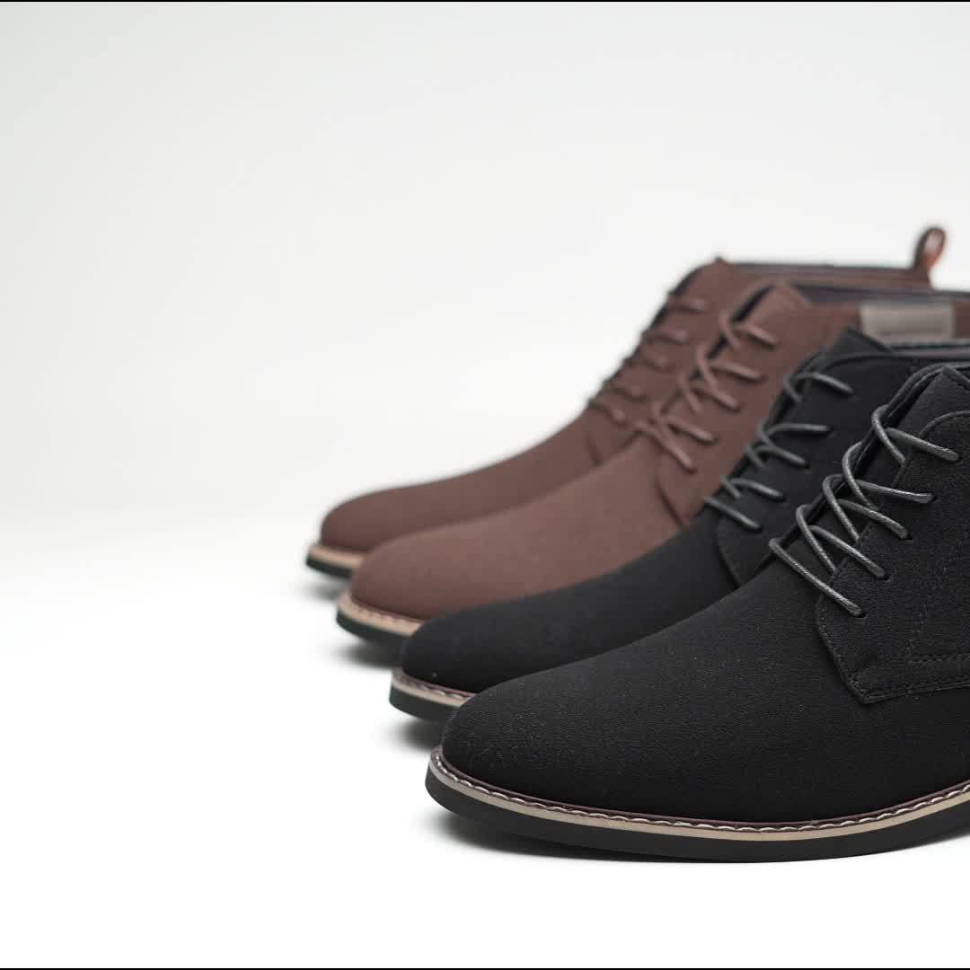 Men's Lace-Up Ankle Boots | Durable & Comfortable