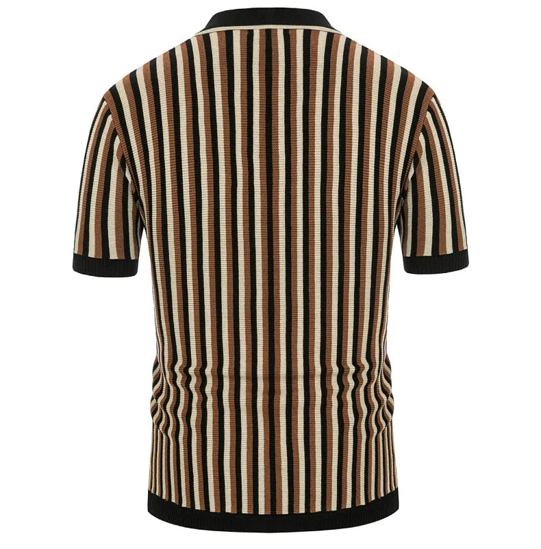 Men's Polo Shirt | Ribbed Collar Detail