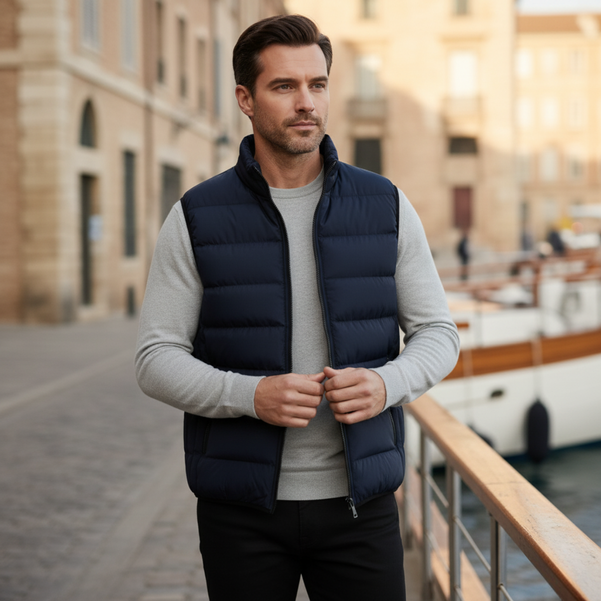 Men's Puffer Vest | Warm & Lightweight