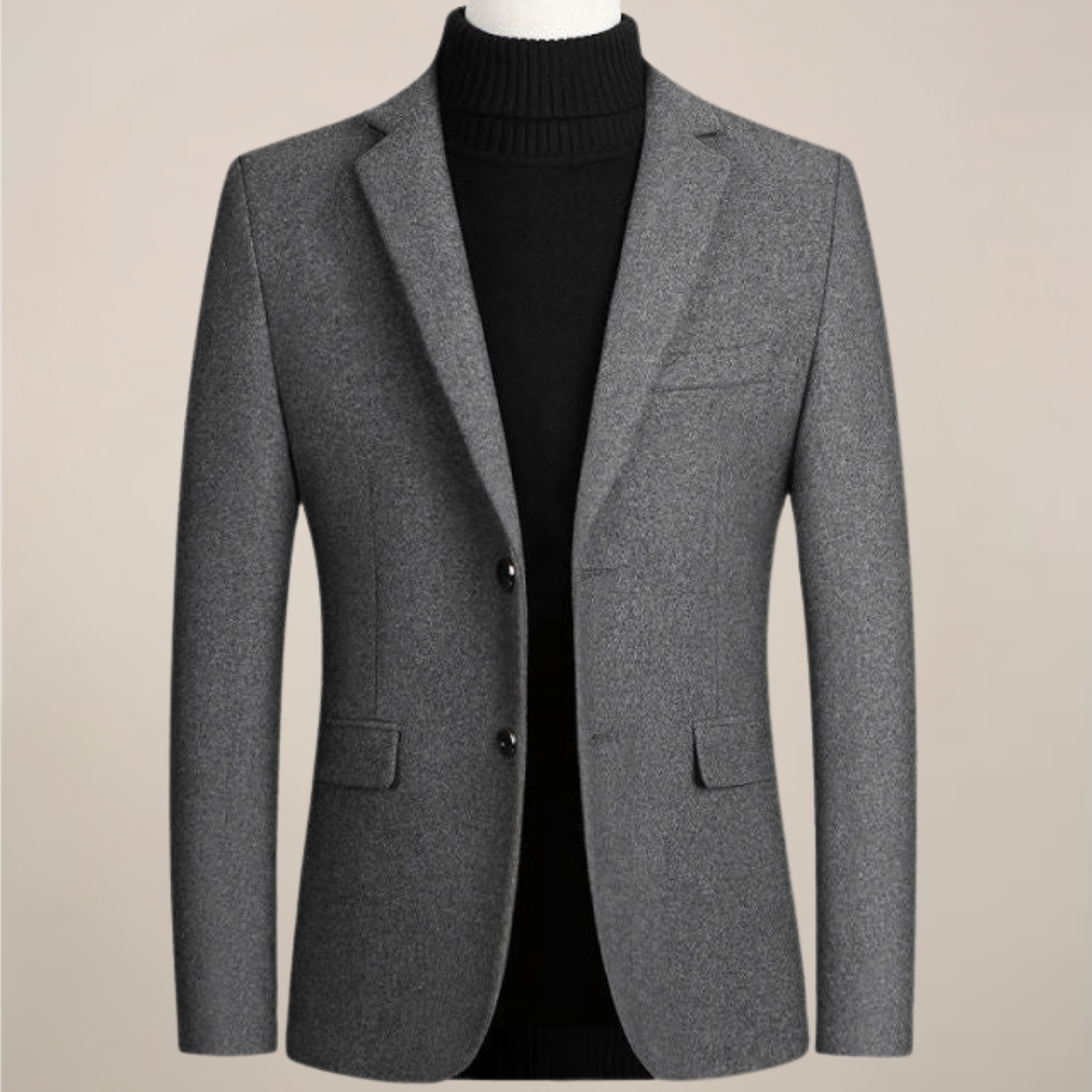 Men’s Smart Casual Blazer – Stylish Two-Button Jacket for Any Occasion