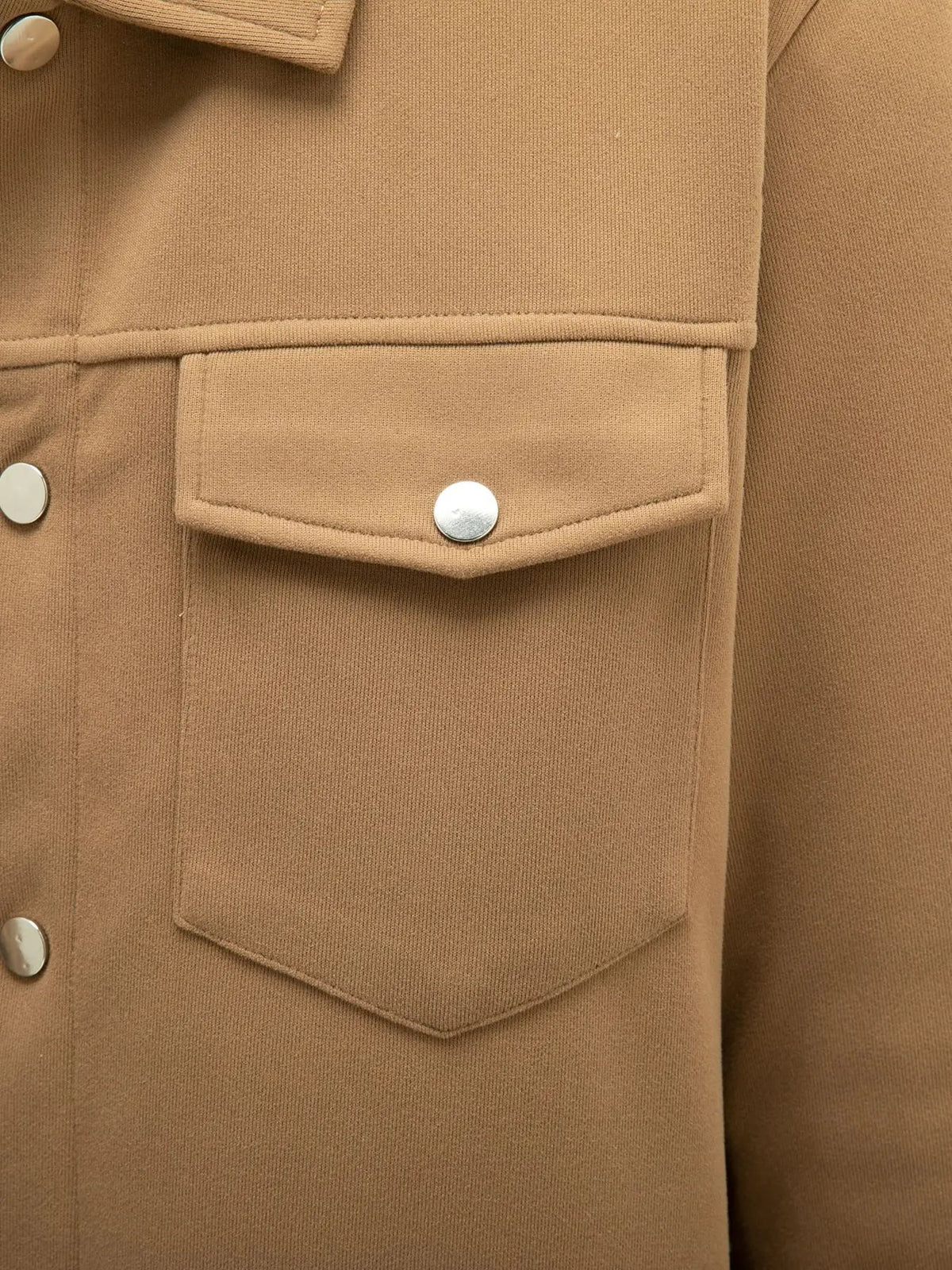 Men's Thick Jacket | Two Pockets & Long Sleeves