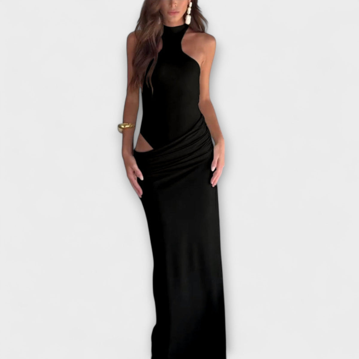 Minna - Alluring Sleeveless Cut-Out Dress for Nights Out