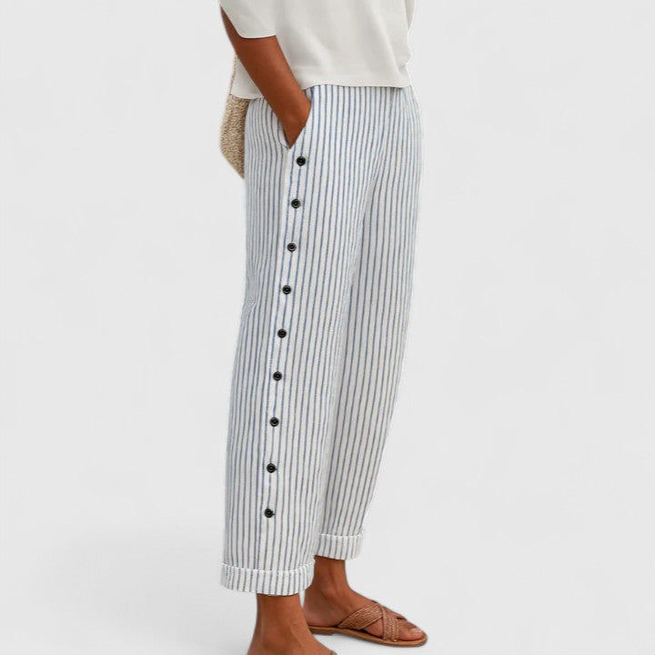 Sharmaine | Chic Fabric Trousers for Any Occasion