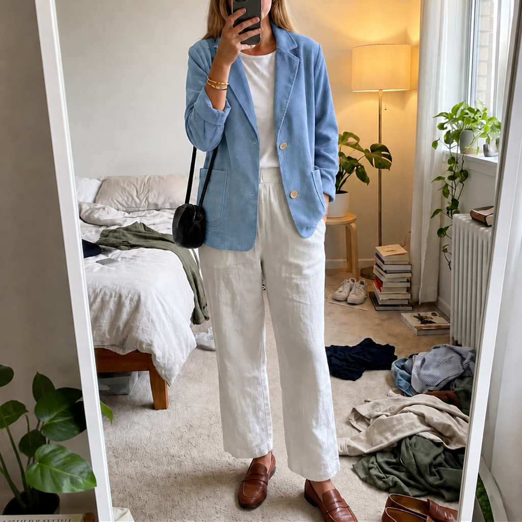 Women's Blazer | Notch Collar & Single-Breasted