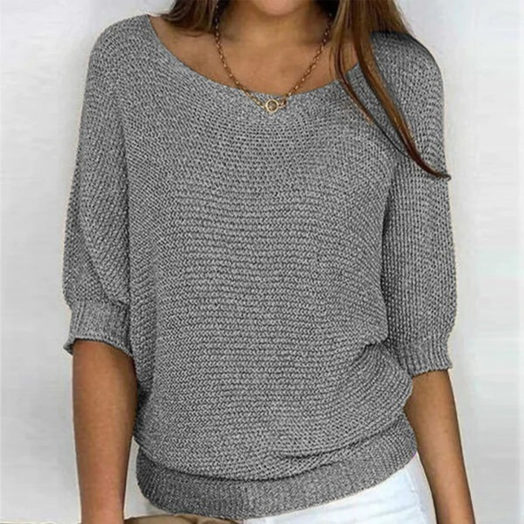 Women's Cross-Knit Sweater | Soft & Comfortable