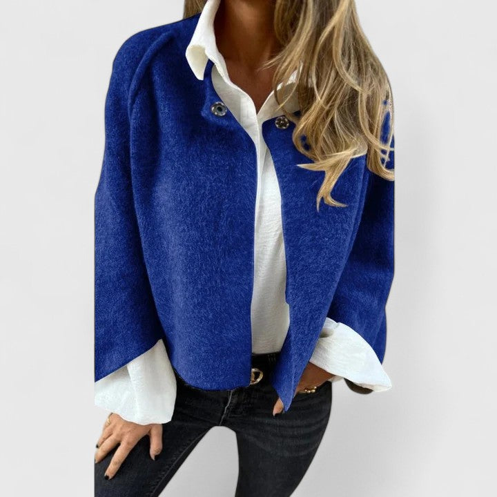 Women's Elegant Jacket | Relaxed Fit & Stylish Details