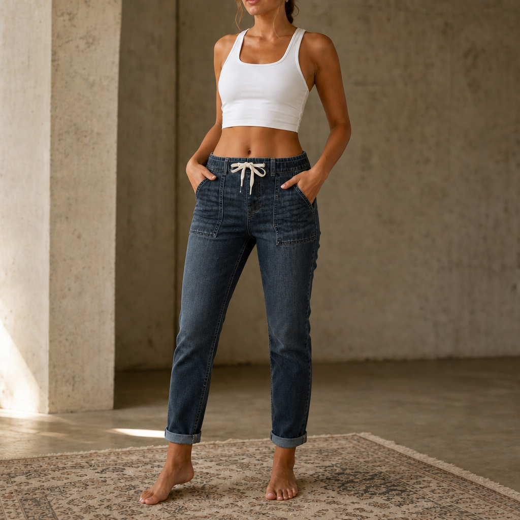 Women's Joggers | Drawstring Waist & Tapered Leg