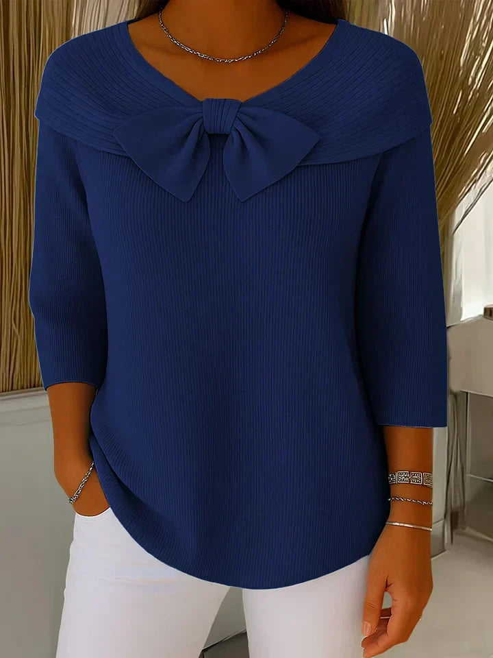Women's Jumper | Bow Detail & Flattering Fit