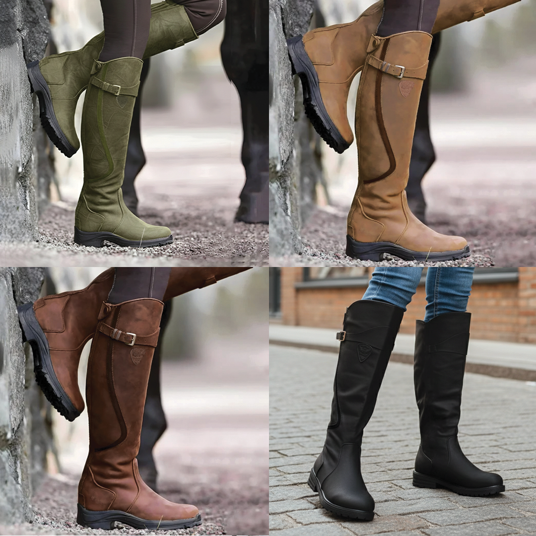 Women's Knee-High Boots | Waterproof & Non-Slip Grip