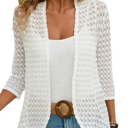 Women's Lace Jacket | Open Front & Lightweight Comfort