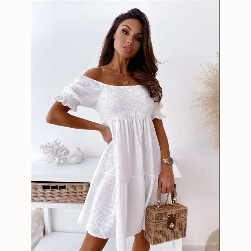 Women's Mini Dress | Off-Shoulder & Flowy