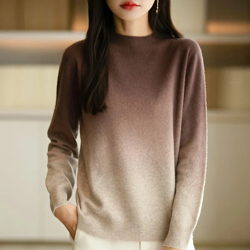 Women's Ombré Sweater | Soft Brushed Finish