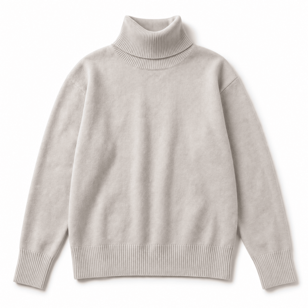 Women's Oversized Jumper | High-Neck & Ribbed Cuffs