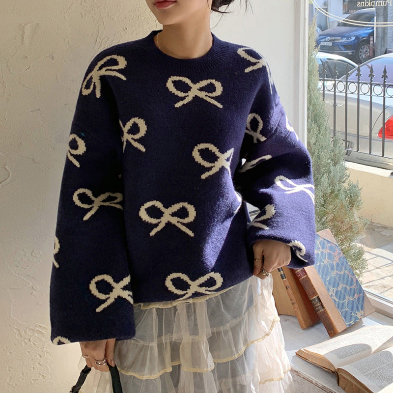 Women's Patterned Sweater | Relaxed Fit & Cosy Comfort