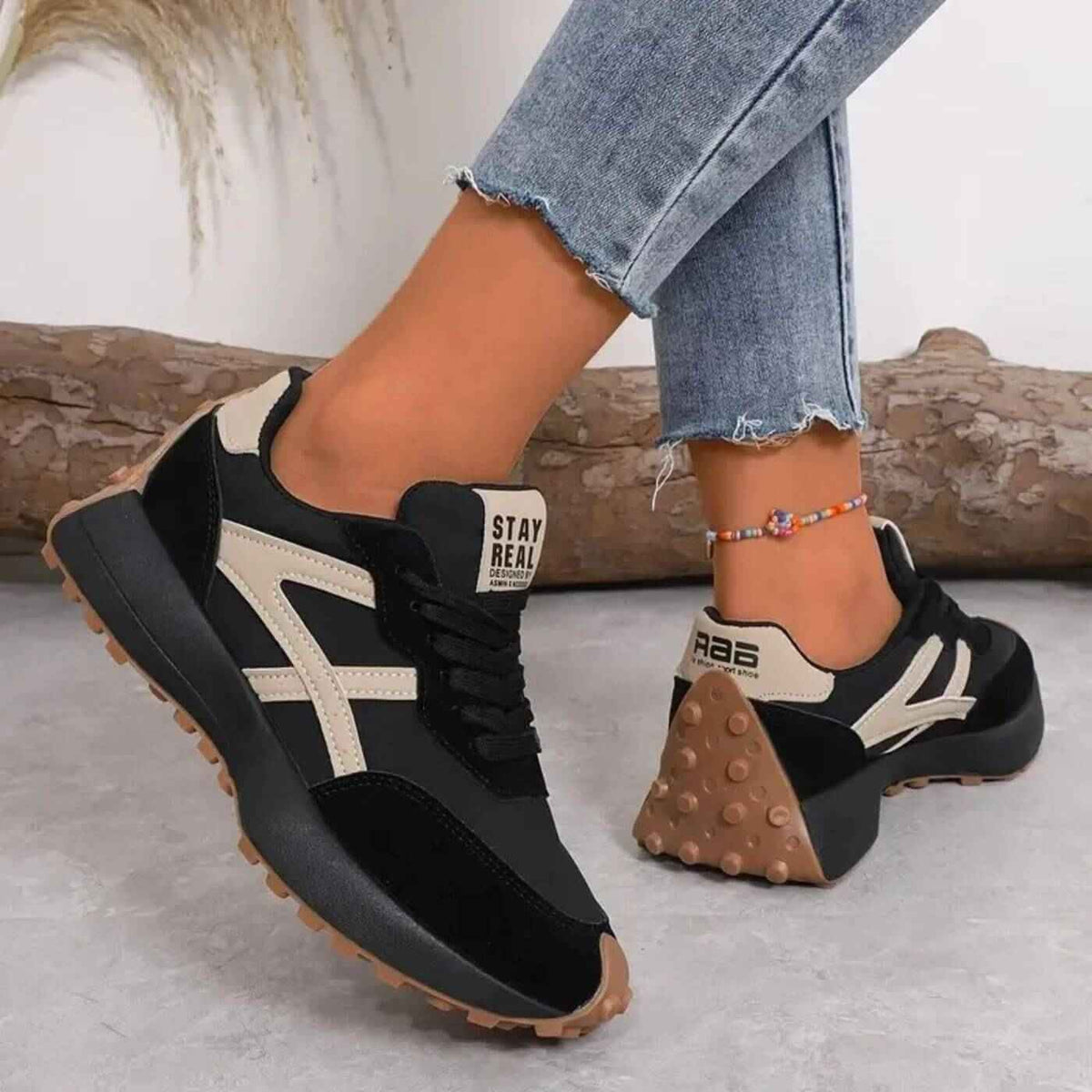 Women's Sneakers | Chunky Sole & Lace Up