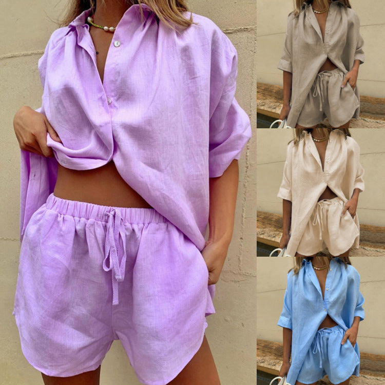 Women's Summer Two Piece Set | Relaxed & Breathable