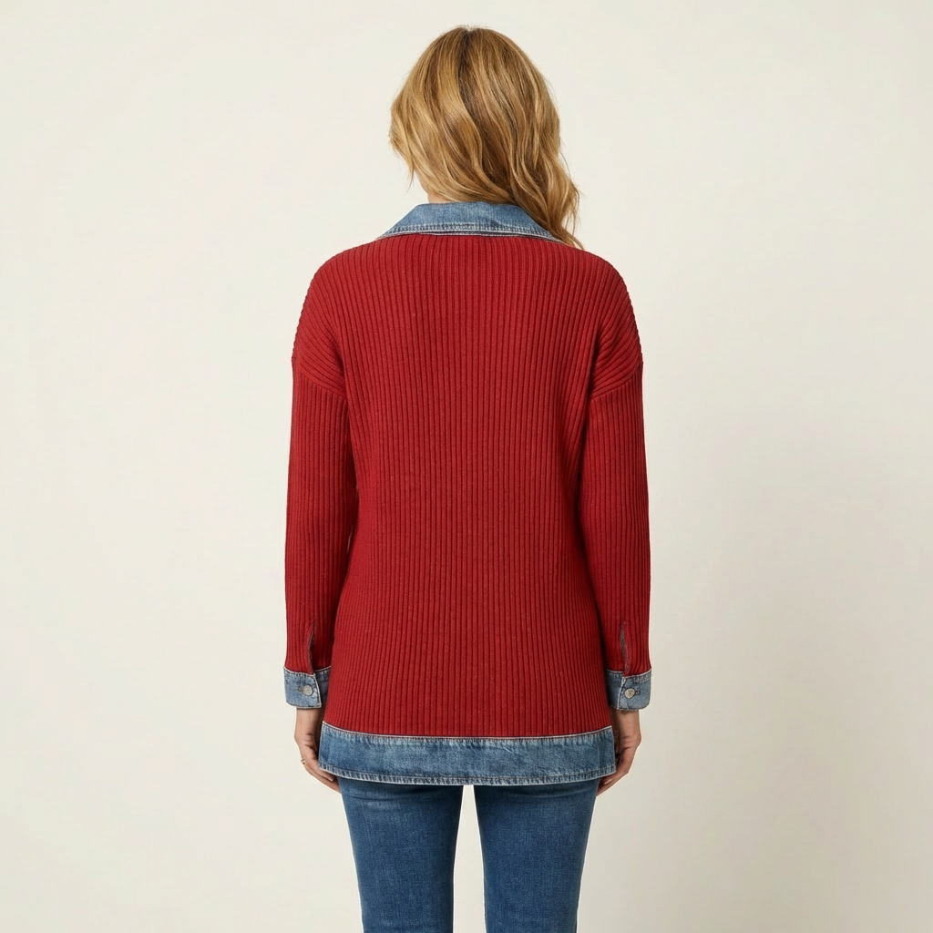 Women's Trim Knit Jacket | Structured & Soft