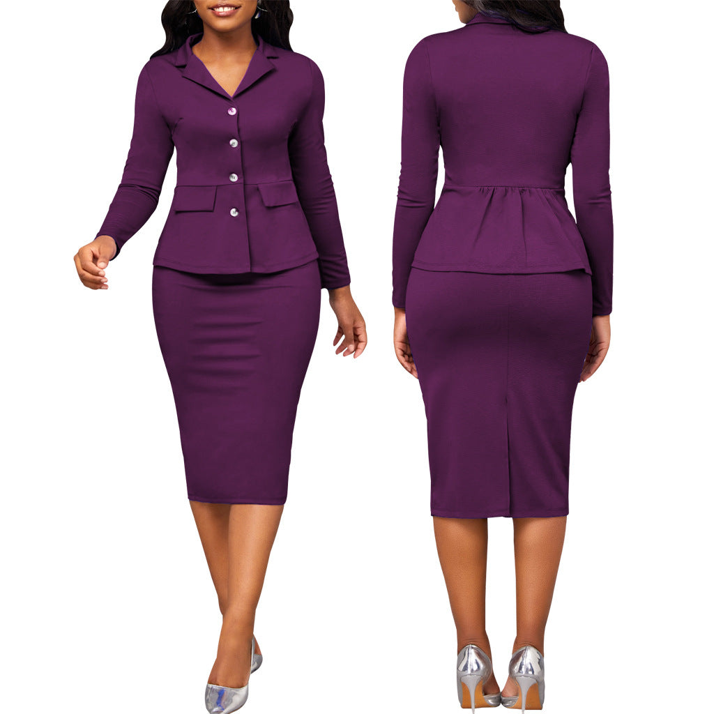 Women's Two-Piece Suit | Tailored Fit & Office Elegance
