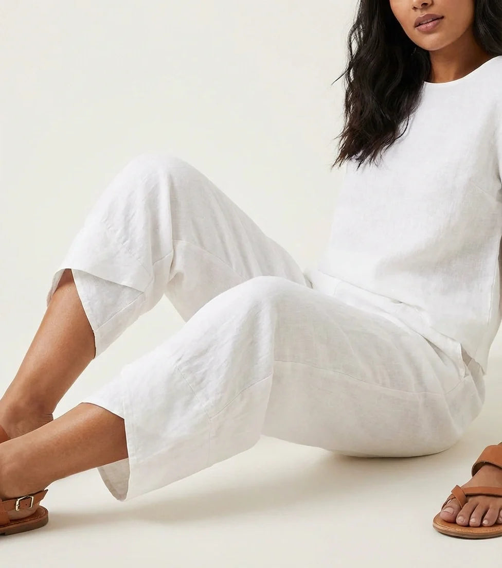 Women's Wide Leg Trousers | Loose Fit & Breathable
