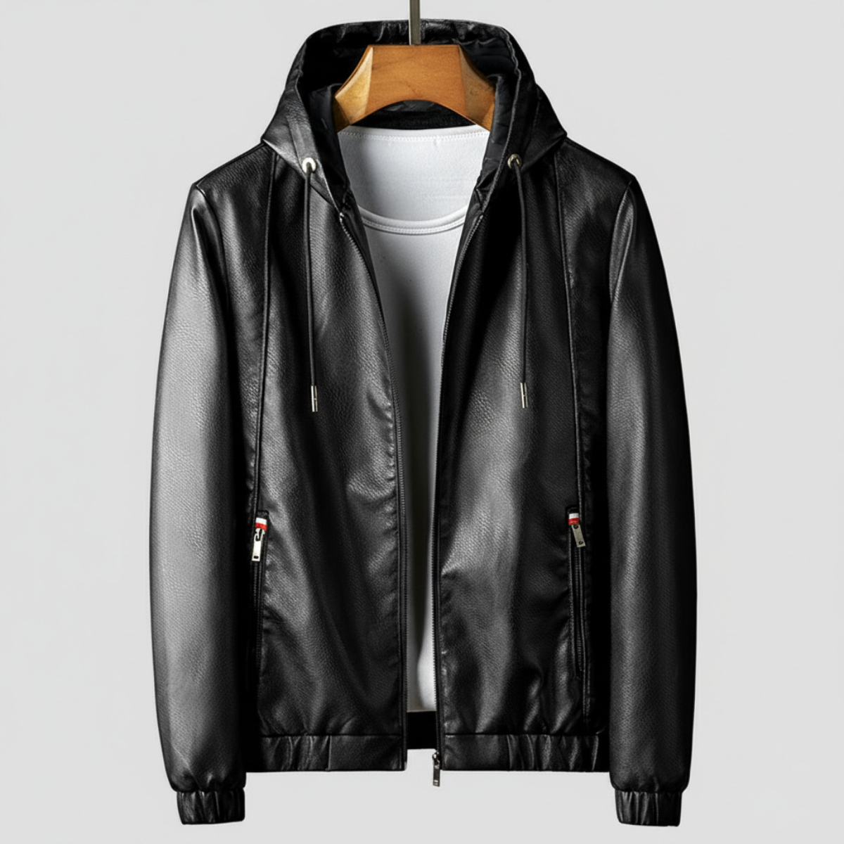 Men's Water-Resistant Adjustable Hooded Jacket Coat 1