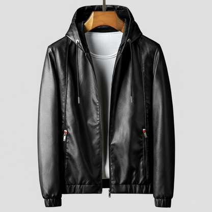 Men's Water-Resistant Adjustable Hooded Jacket Coat 1