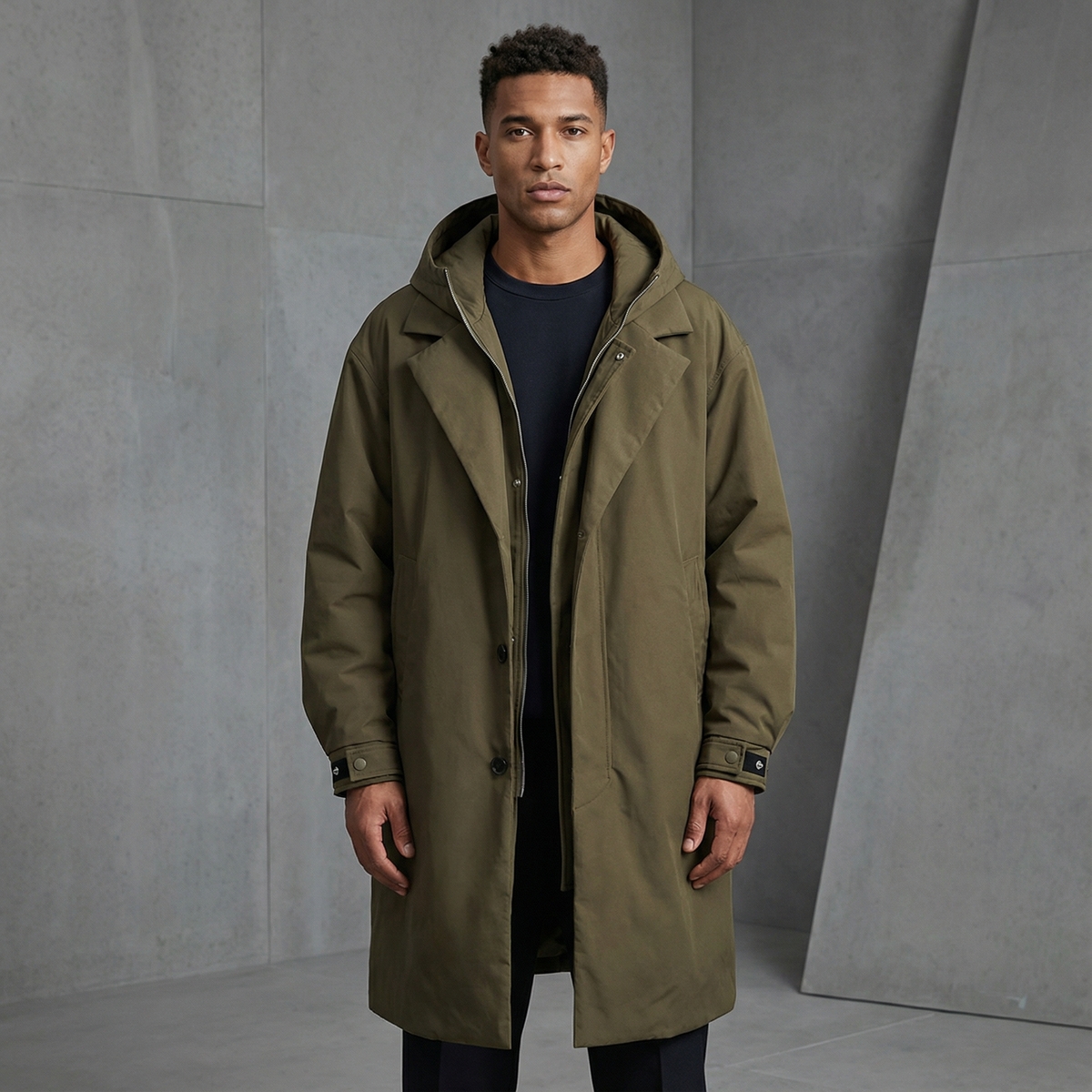 Men's Utility Trench Coat | Windproof & Weather Resistant 2