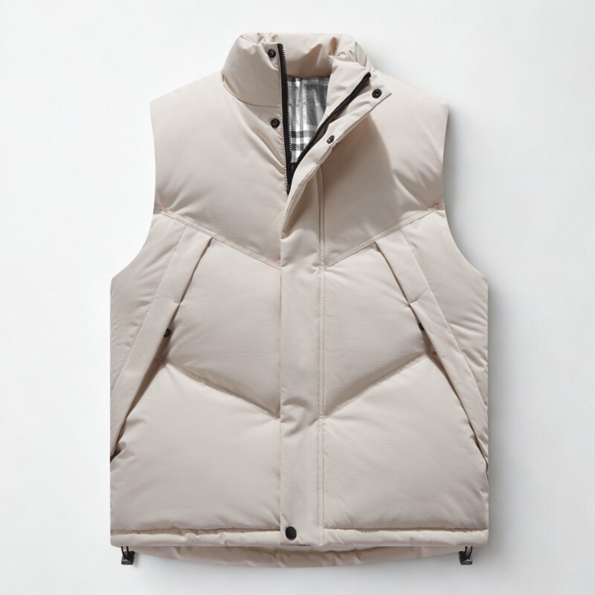 Men's Puffer Vest Insulated Quilted Gilet Stand Collar 4