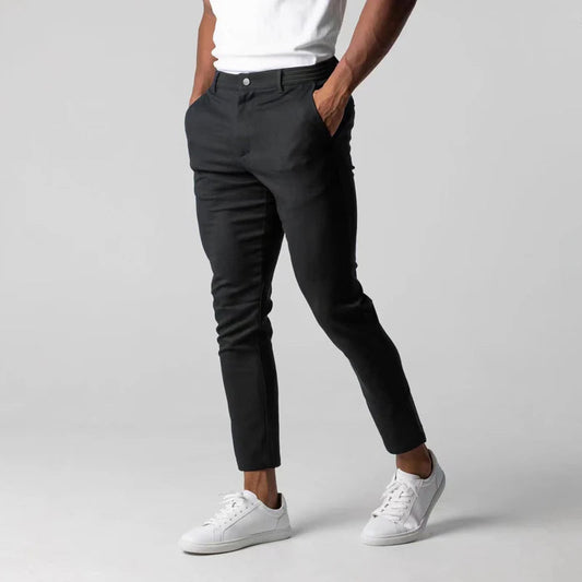 Men's Trousers | Tapered Leg & Button Waist 1