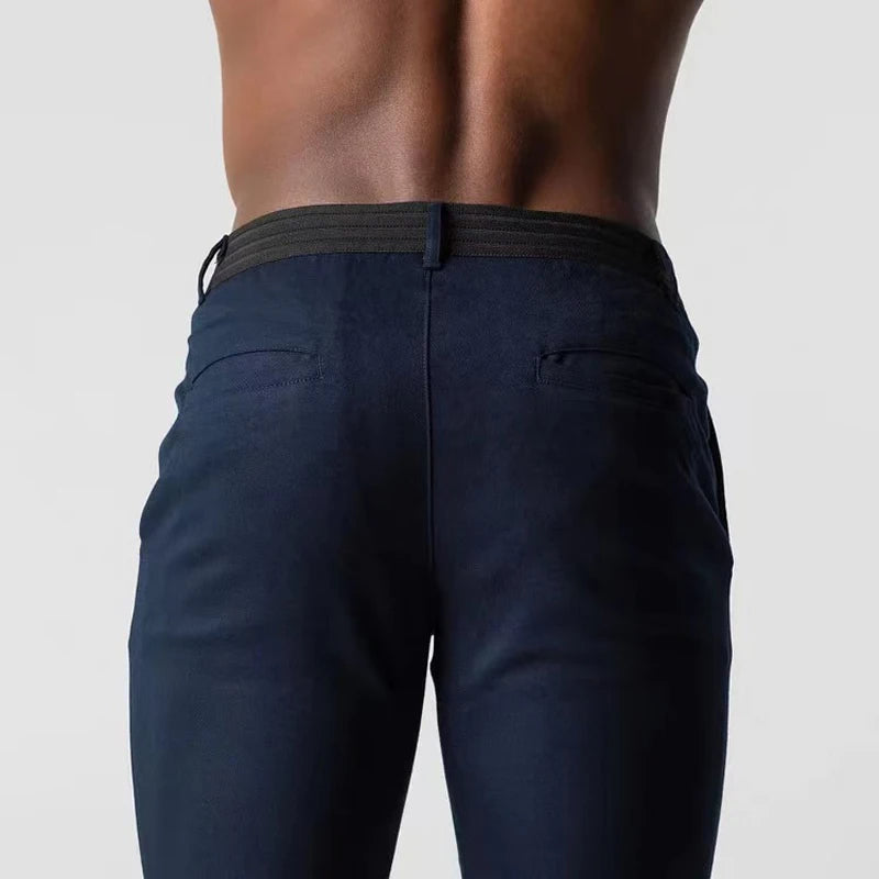 Men's Trousers | Tapered Leg & Button Waist 3