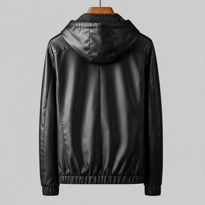 Men's Water-Resistant Adjustable Hooded Jacket Coat 3