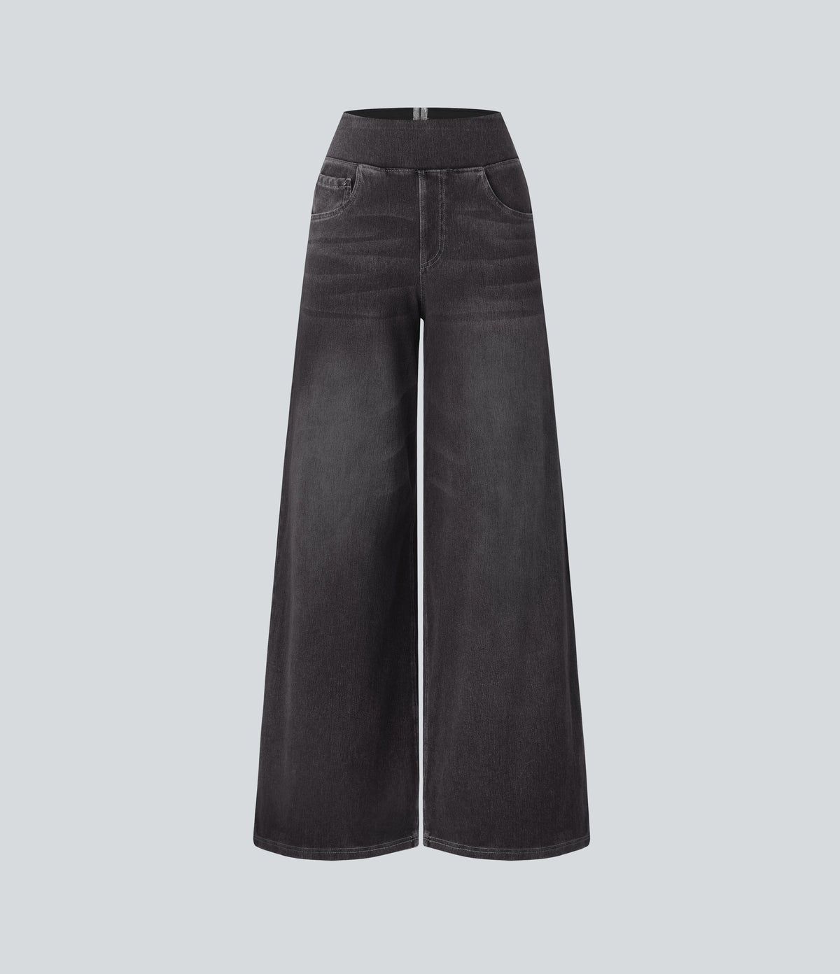 Women's High Rise Jeans Stretch Skinny Fit Trousers 22