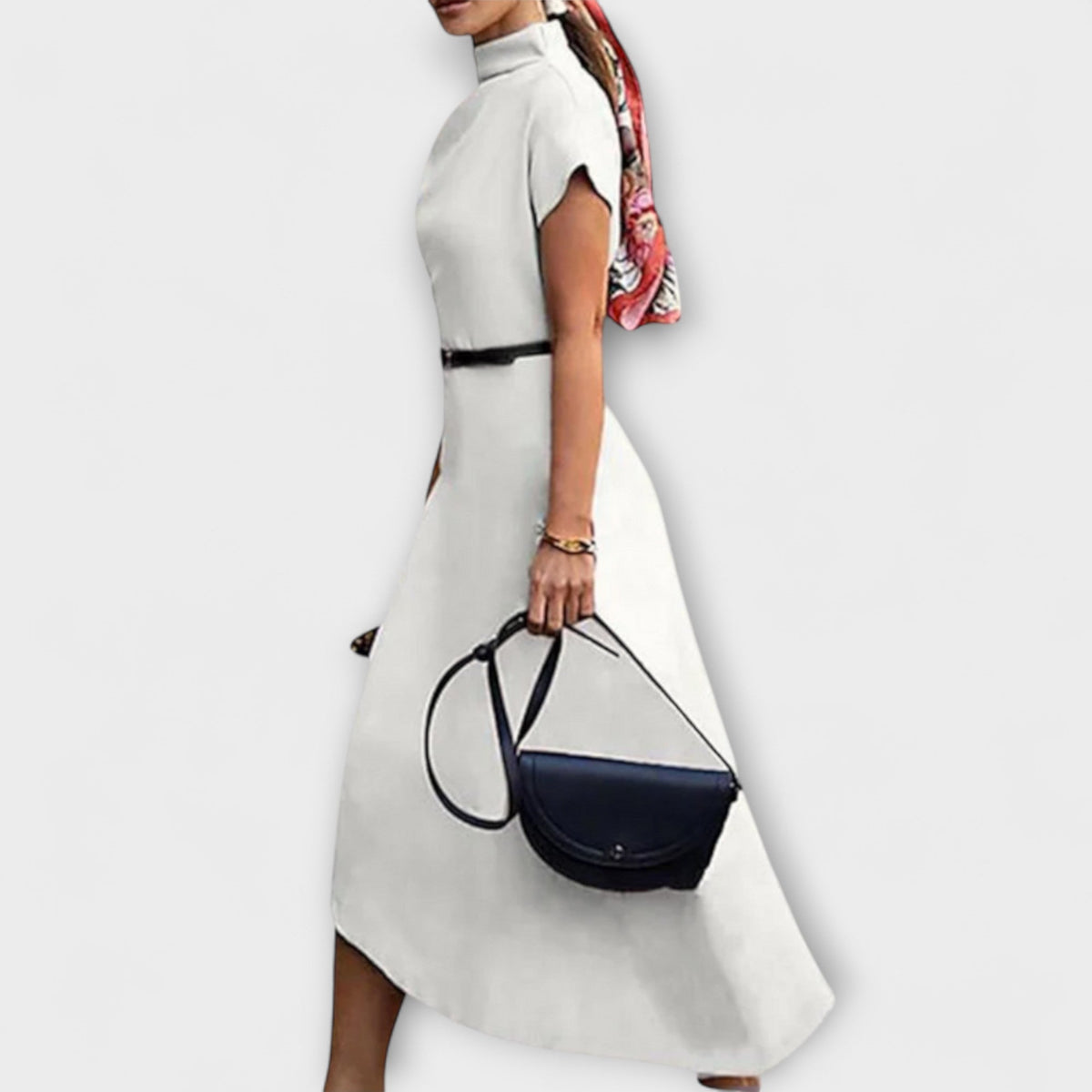 Amelia - Chic Asymmetrical Urban Dress for Any Occasion