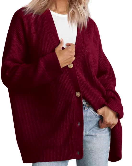 Anna - Cozy Striped Knit Cardigan for Everyday Wear