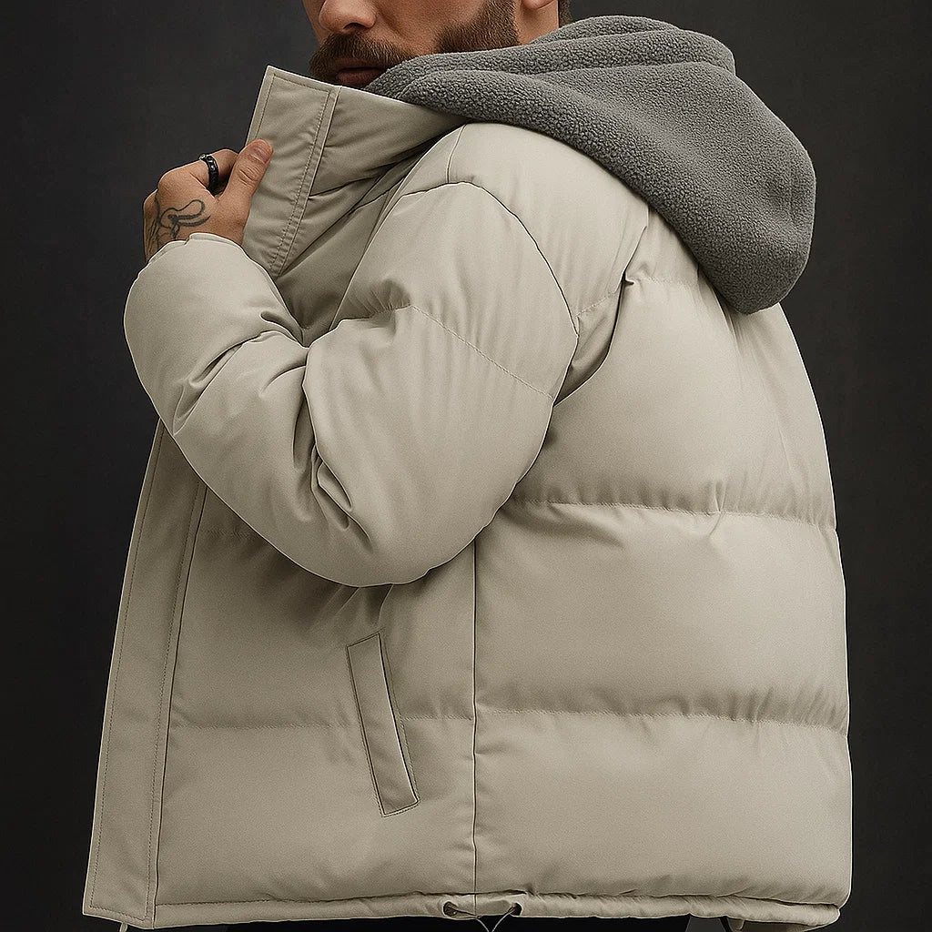 Men's Waterproof Insulated Winter Jacket Hooded Coat 2