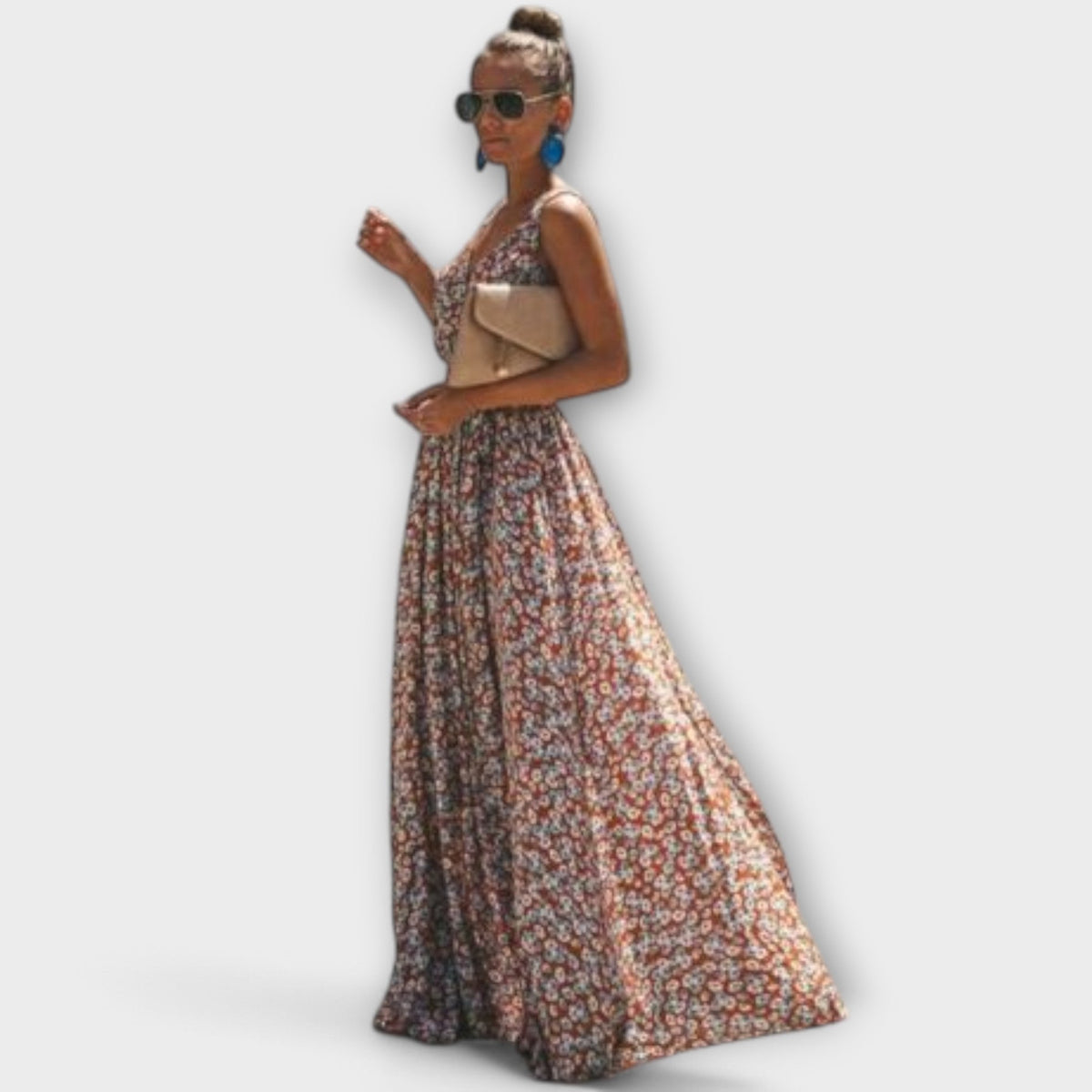 Bohemian Maxi Dress for Festivals and Beach Days