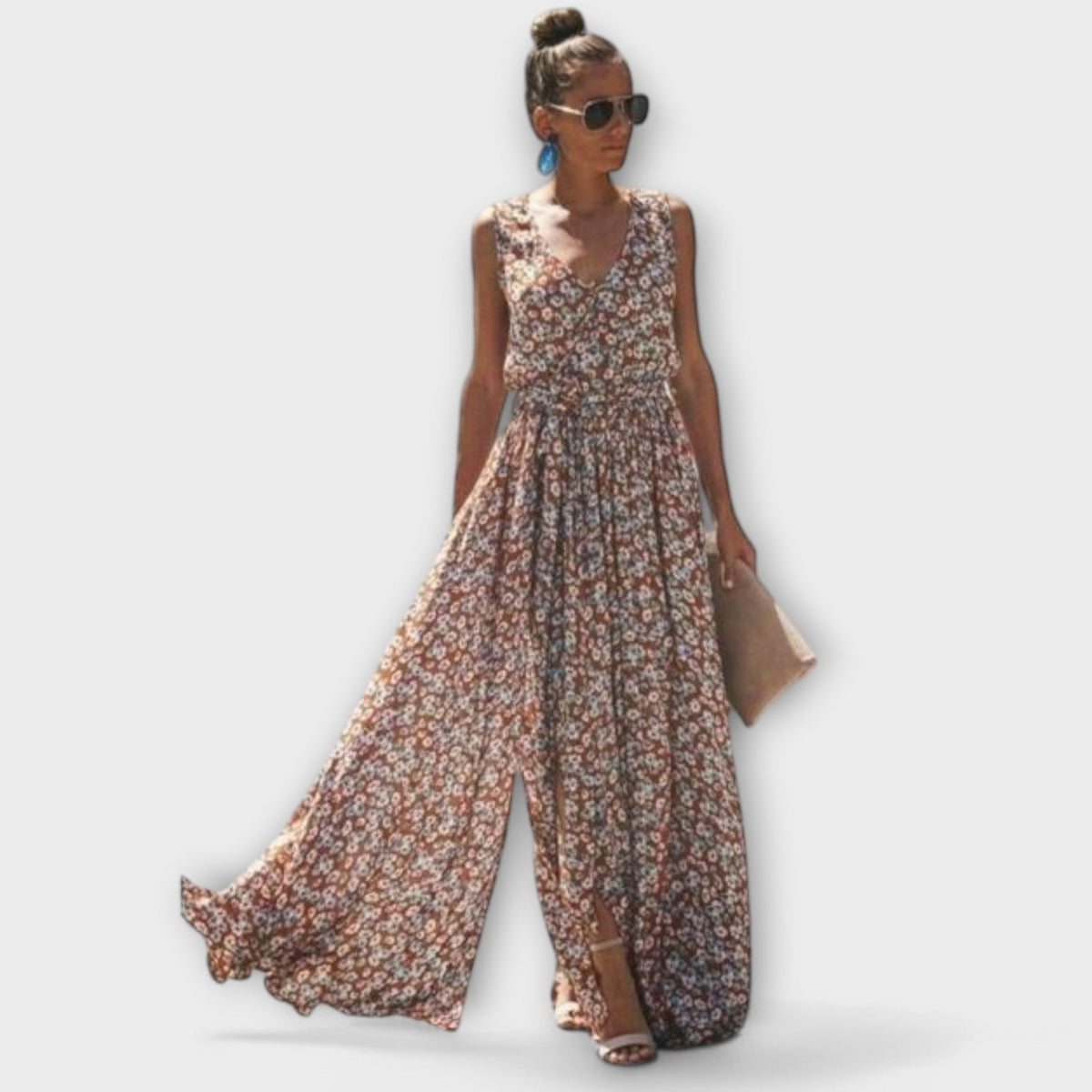 Bohemian Maxi Dress for Festivals and Beach Days