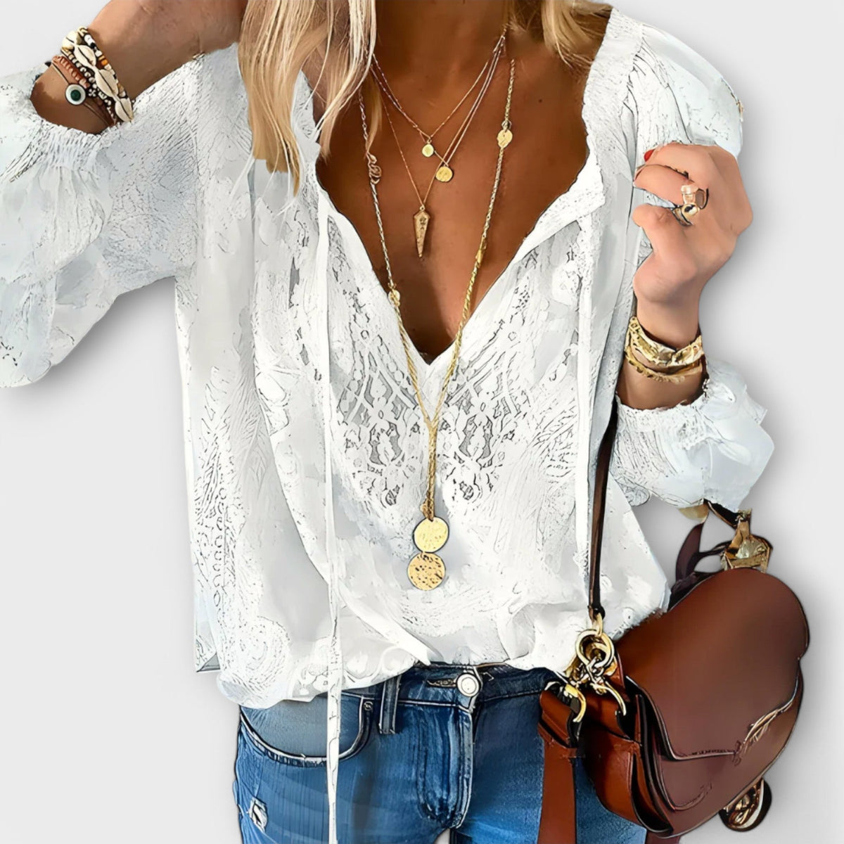 Brunetta | Chic Blouse for Work and Events