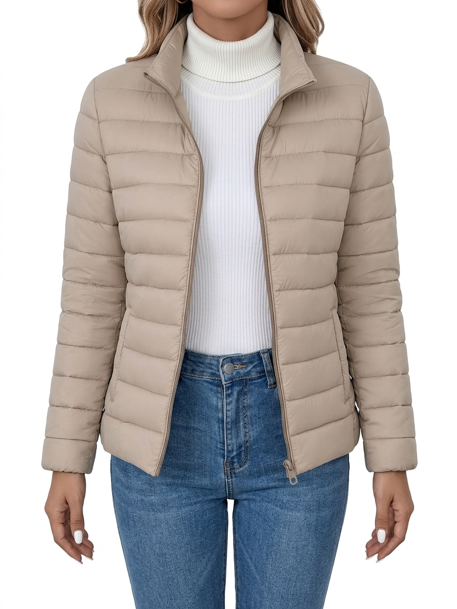 Women's Lightweight Mid Jacket Fitted Windproof Design 3