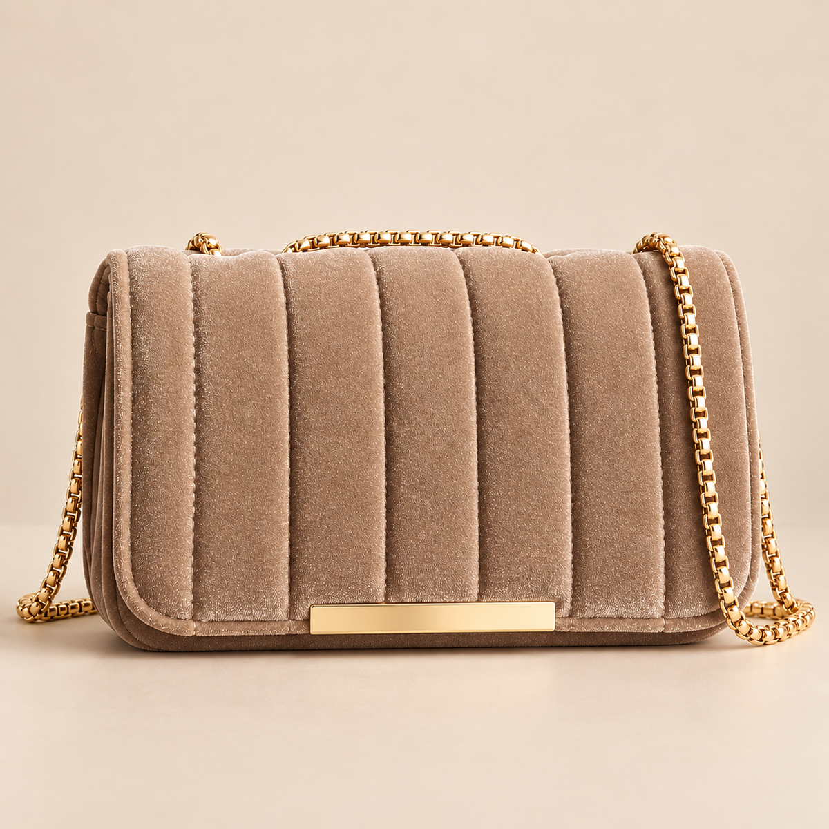Women's Quilted Crossbody Chain Strap Shoulder Bag 4