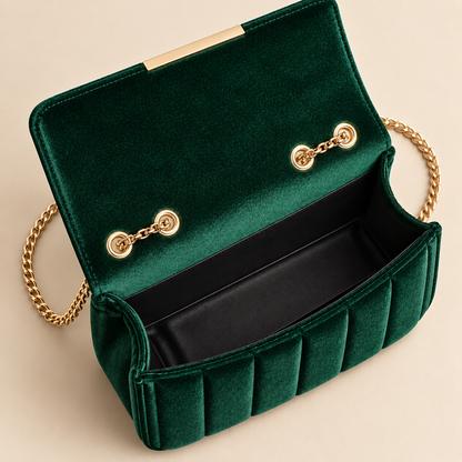 Women's Quilted Crossbody Chain Strap Shoulder Bag 5
