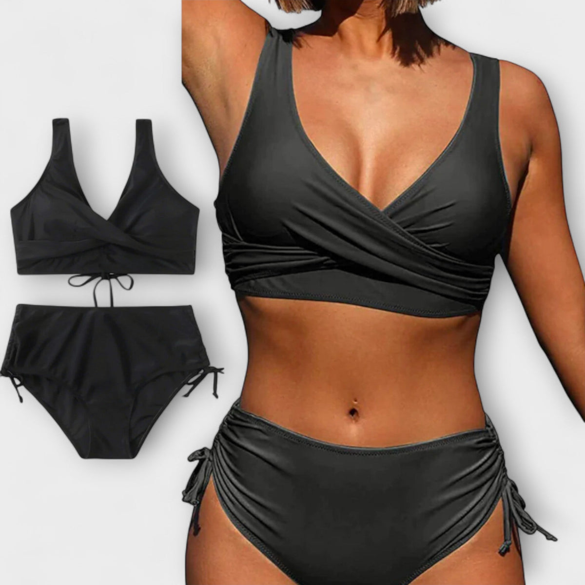 Chic 2-Piece Bikini Set for Beach & Pool