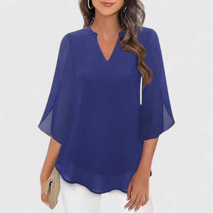 Chic Blouse for Office and Evening Wear