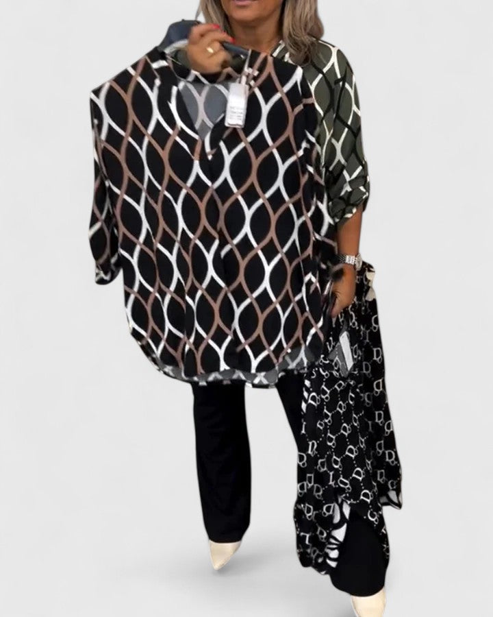Chic Blouse for Office and Evening Wear