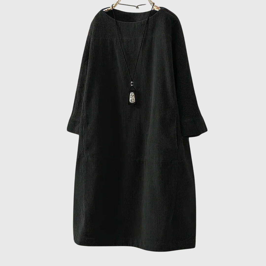 Chic Corduroy Midi Dress for Every Occasion
