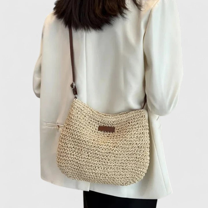 Chic Cotton Crossbody Bag for Everyday Wear