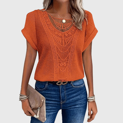 Chic Ibiza-Inspired Pearl Blouse for Every Occasion