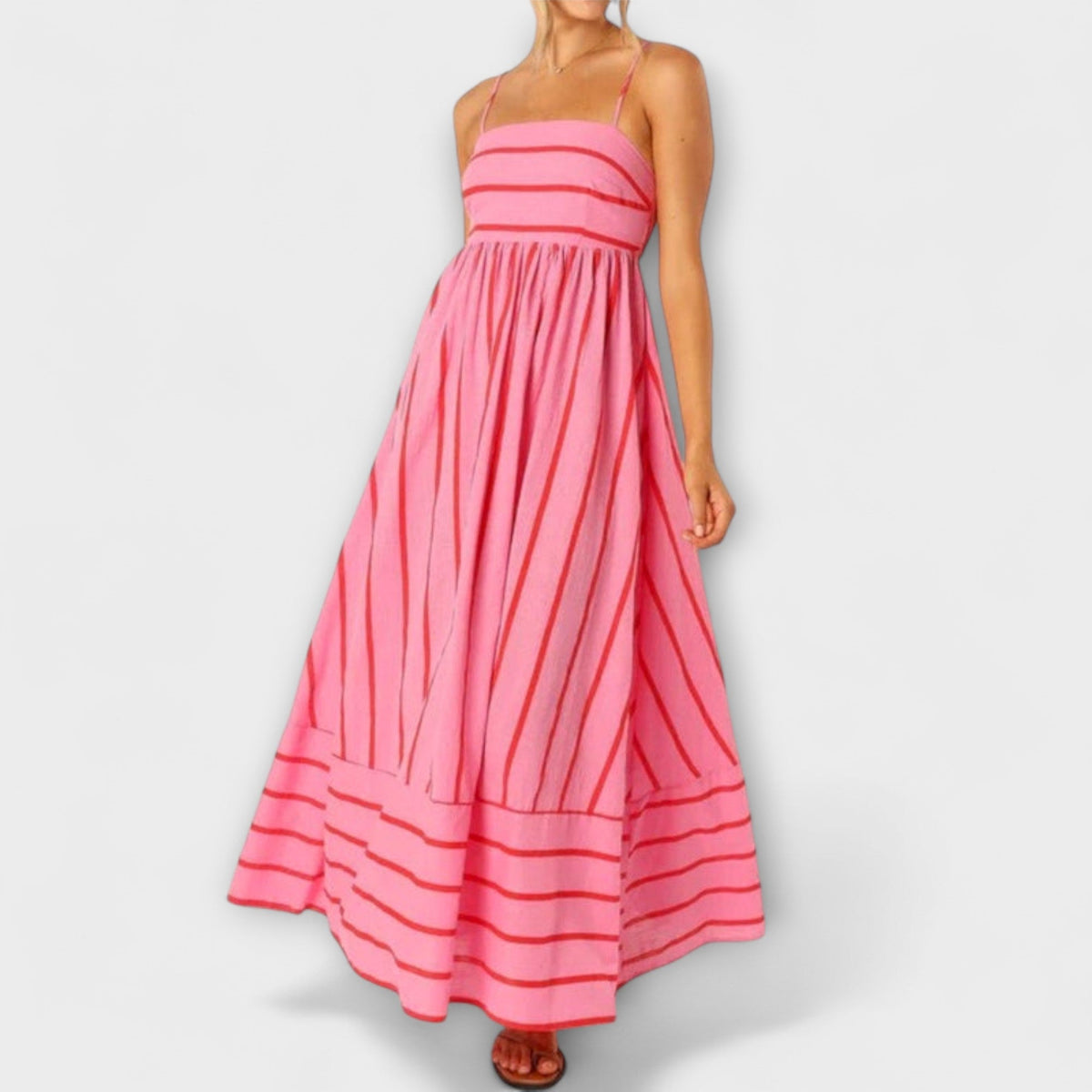 Chic Maxi Dress in Bare Bloom for Every Occasion