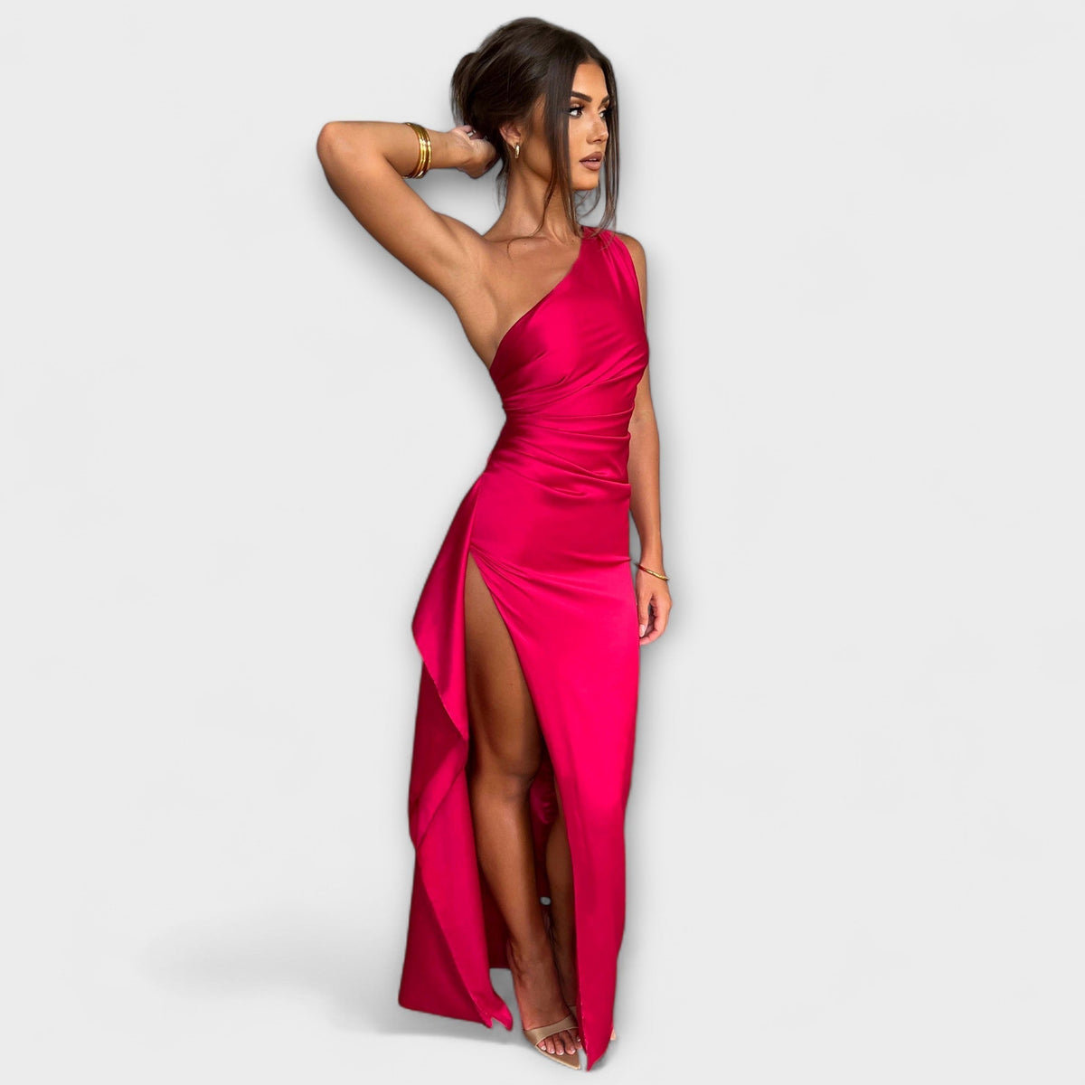 Chic One Shoulder Prom Dress for Events